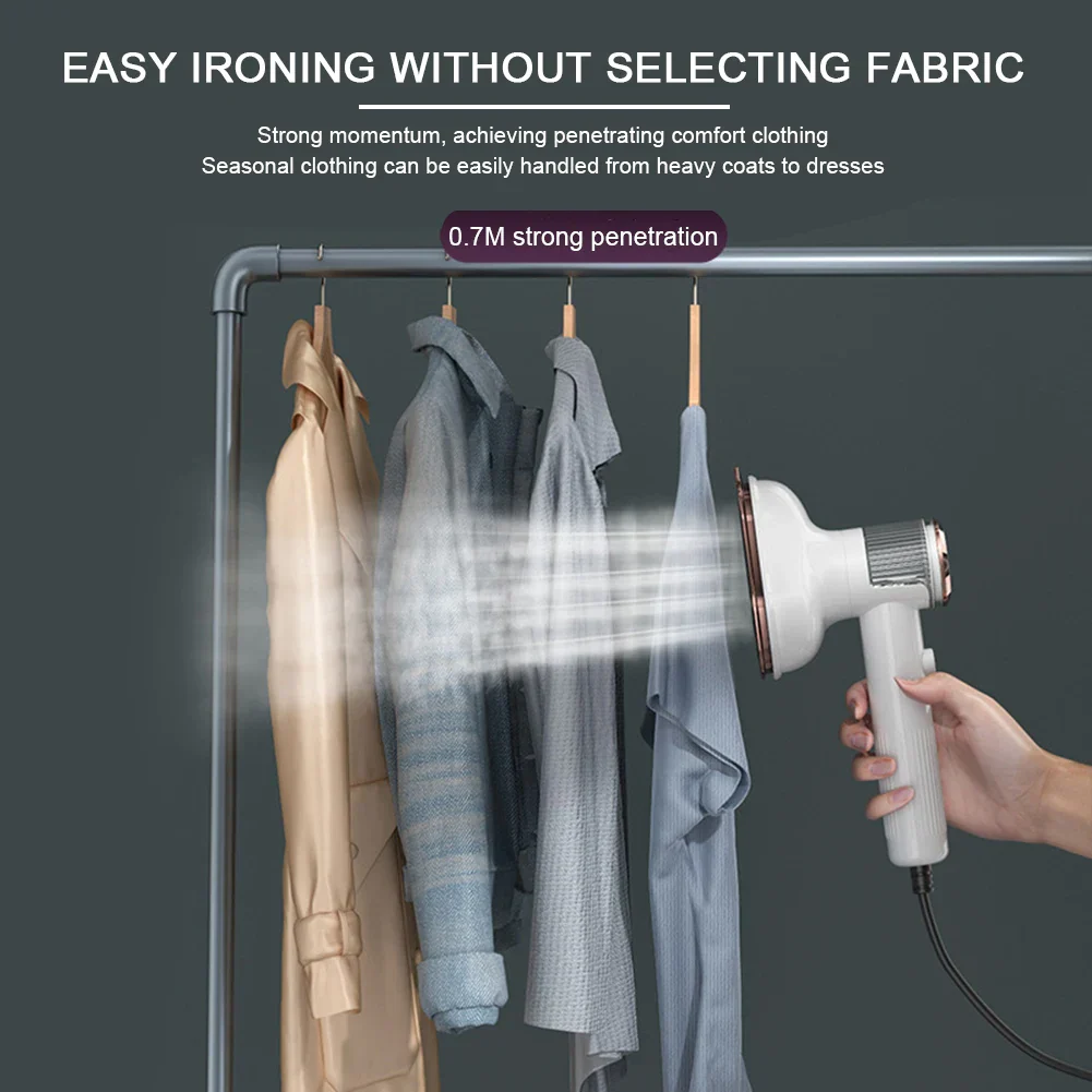 Portable Handheld Steam Iron Wet Dry Anti Wrinkle Travel Home Clothes - Image 3
