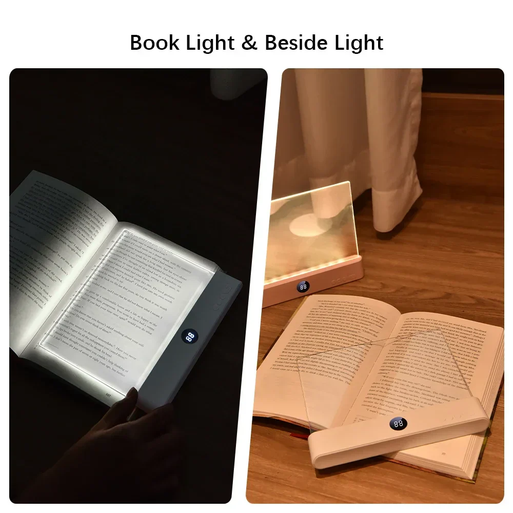Portable LED Book Reading Light Clip-On Bookmark Lamp for Bed Car Travel Study - Image 3