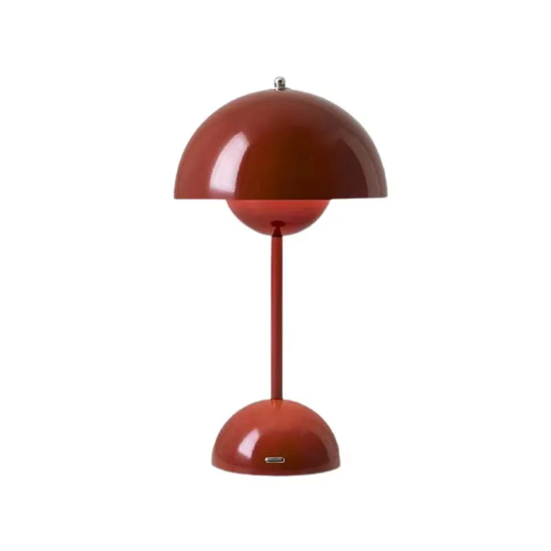 Portable LED Mushroom Table Lamp Touch Dimmable Rechargeable Flowerpot Light - Image 12