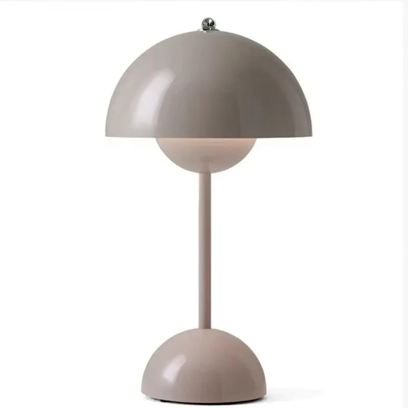 Portable LED Mushroom Table Lamp Touch Dimmable Rechargeable Flowerpot Light - Image 14