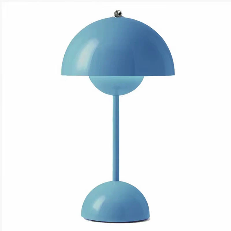 Portable LED Mushroom Table Lamp Touch Dimmable Rechargeable Flowerpot Light - Image 9