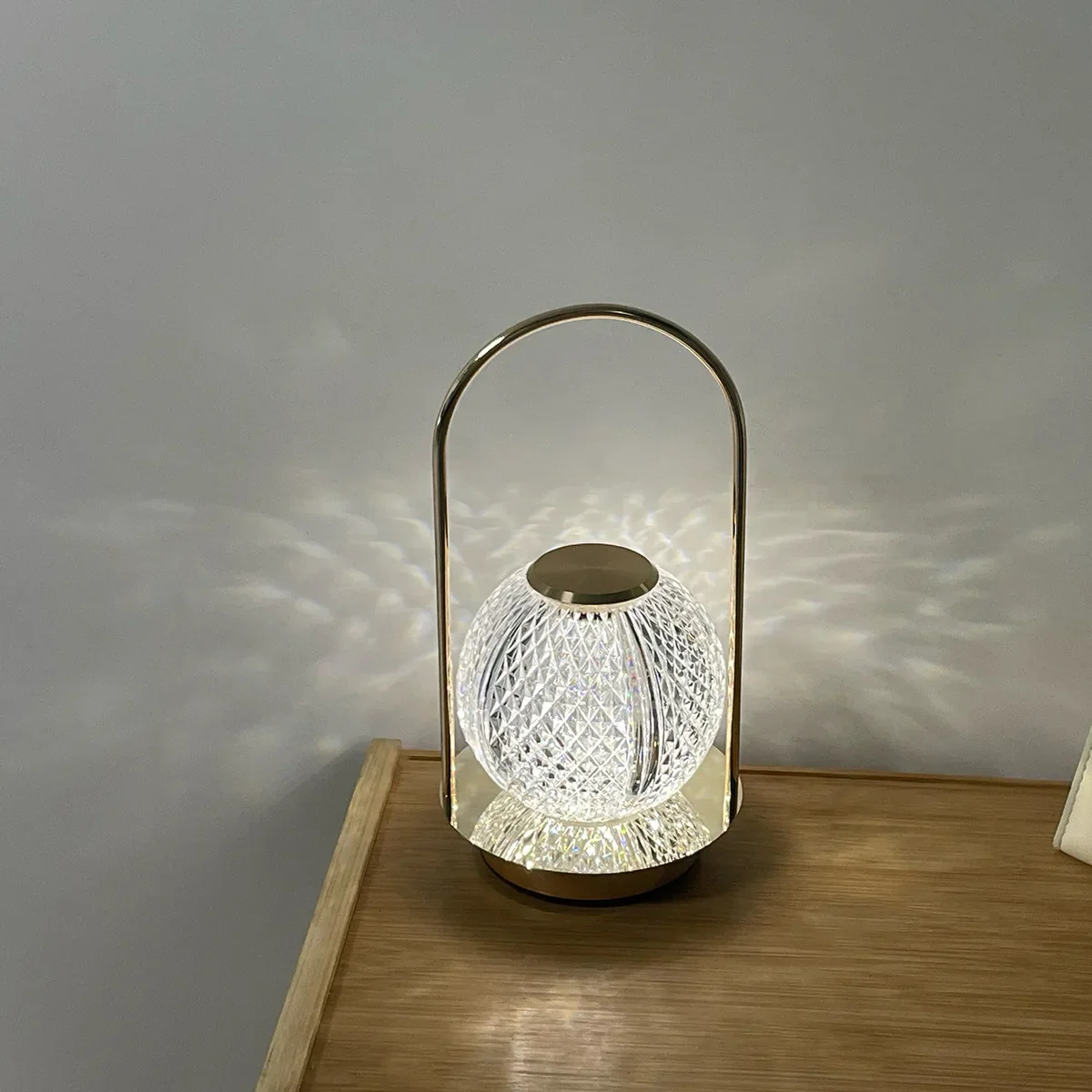 Portable Metal LED Desk Lamp USB Rechargeable Bedside Night Light Decor - Image 6