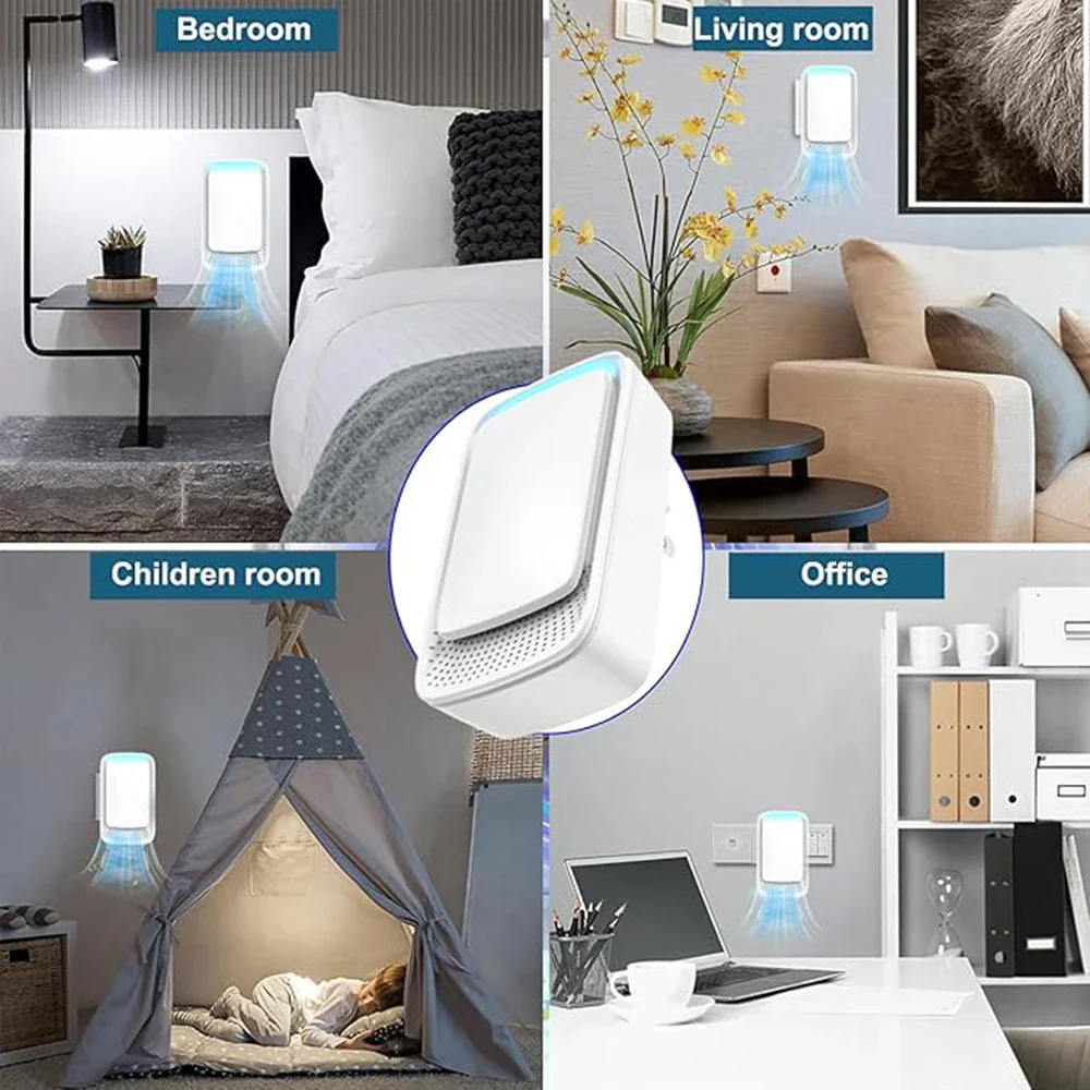 Portable Mini Air Purifier Negative Ionizer for Home Office Pets Odor Smoke - Image 6