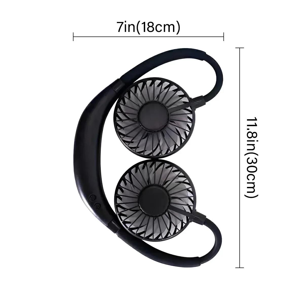 Portable Mini Fan ZY-A1 3-Speed 1200mAh Type-C Rechargeable - Image 4