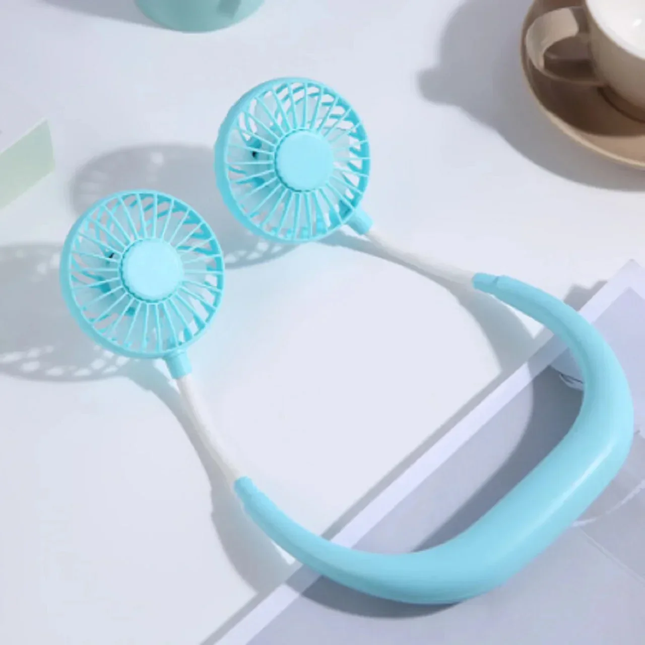 Portable Mini Fan ZY-A1 3-Speed 1200mAh Type-C Rechargeable - Image 8