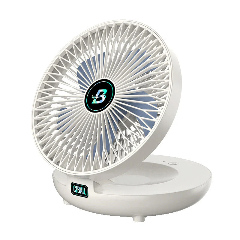 Portable Mini Folding Fan Rechargeable 3-Speed USB Desk Fan - Image 10