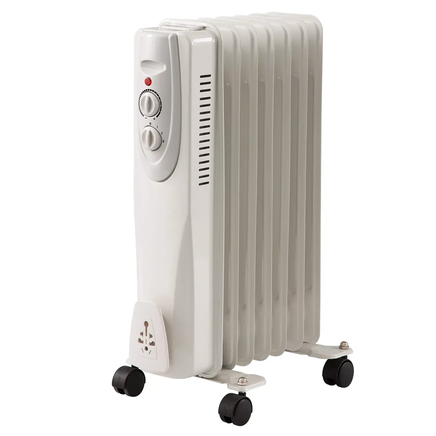 Portable Oil Filled Radiator Space Heater, 1500W, 7-Fin & 3 Heat Settings - Image 6
