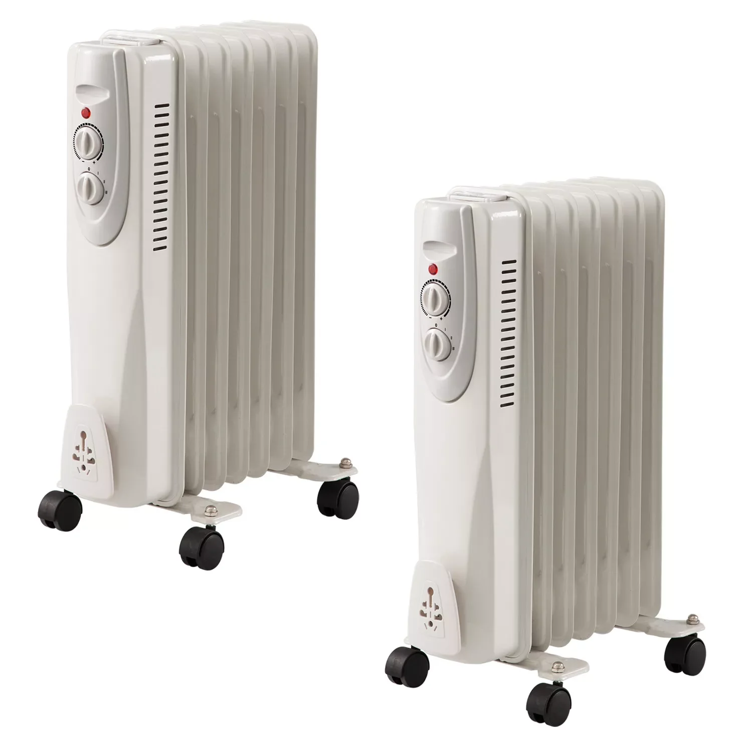 Portable Oil Filled Radiator Space Heater, 1500W, 7-Fin & 3 Heat Settings - Image 7