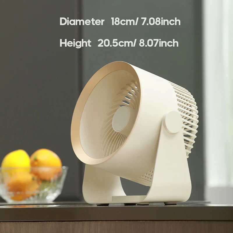 Portable Rechargeable Fan 4000mAh 3-Speed Type-C 5V - Image 7