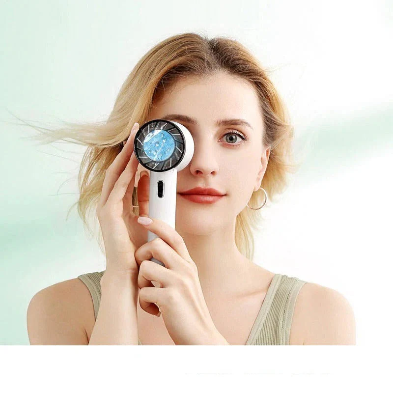 Portable Rechargeable Handheld Fan 2200mAh 3-Speed USB Cooling Fan - Image 5