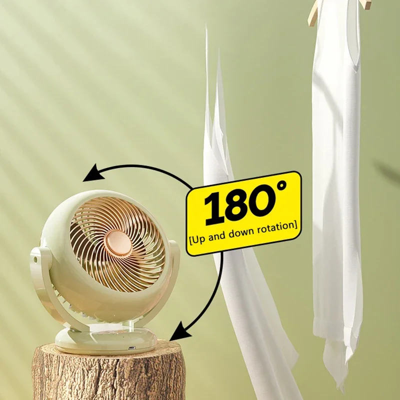 Portable Rechargeable Mini Fan Quiet Adjustable Desktop - Image 5