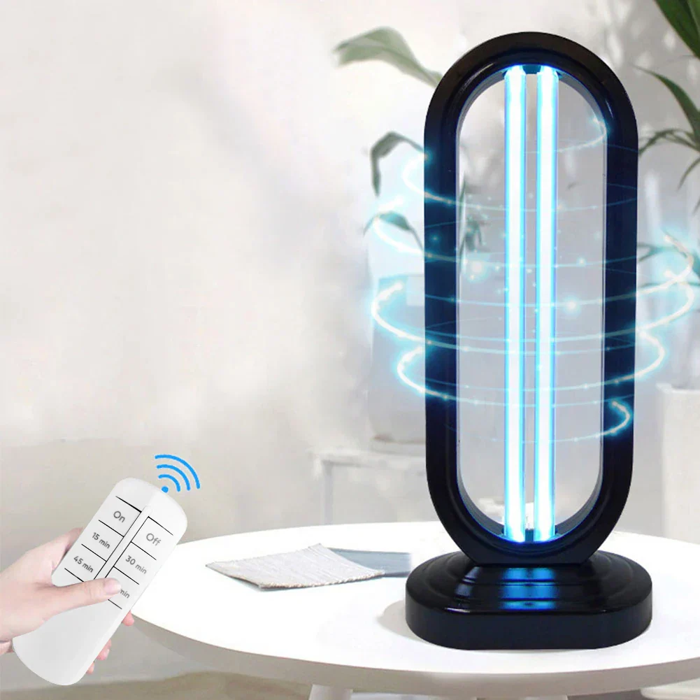 Portable UV Light Sanitizer Lamp UVC Sterilizer with Remote Control & Timer Home Use - Image 3