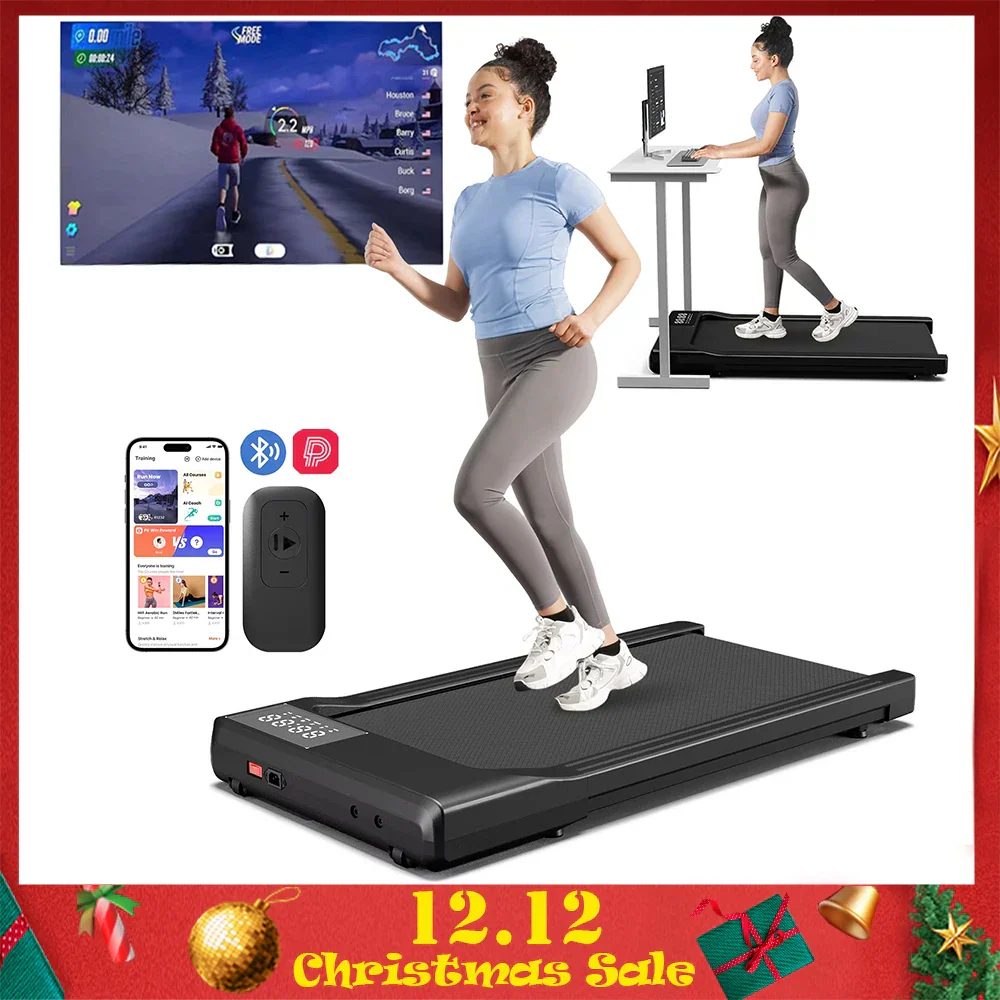 Portable Walking Treadmill 2.5HP Home Office Exercise Machine 1–6km/h - Image 2