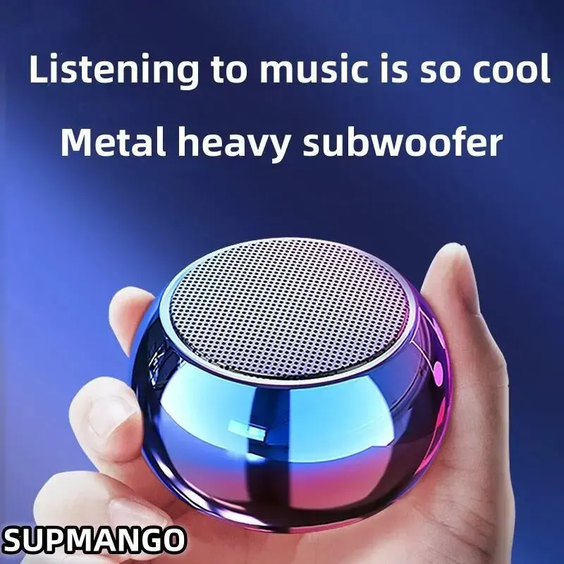 Portable Wireless Bluetooth Speaker Mini Subwoofer Heavy Stereo Outdoor Steel - Image 3