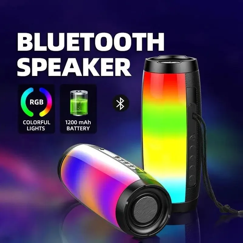 Portable Wireless Bluetooth Speaker with Deep Bass Loud Sound for Outdoor Home - Image 3