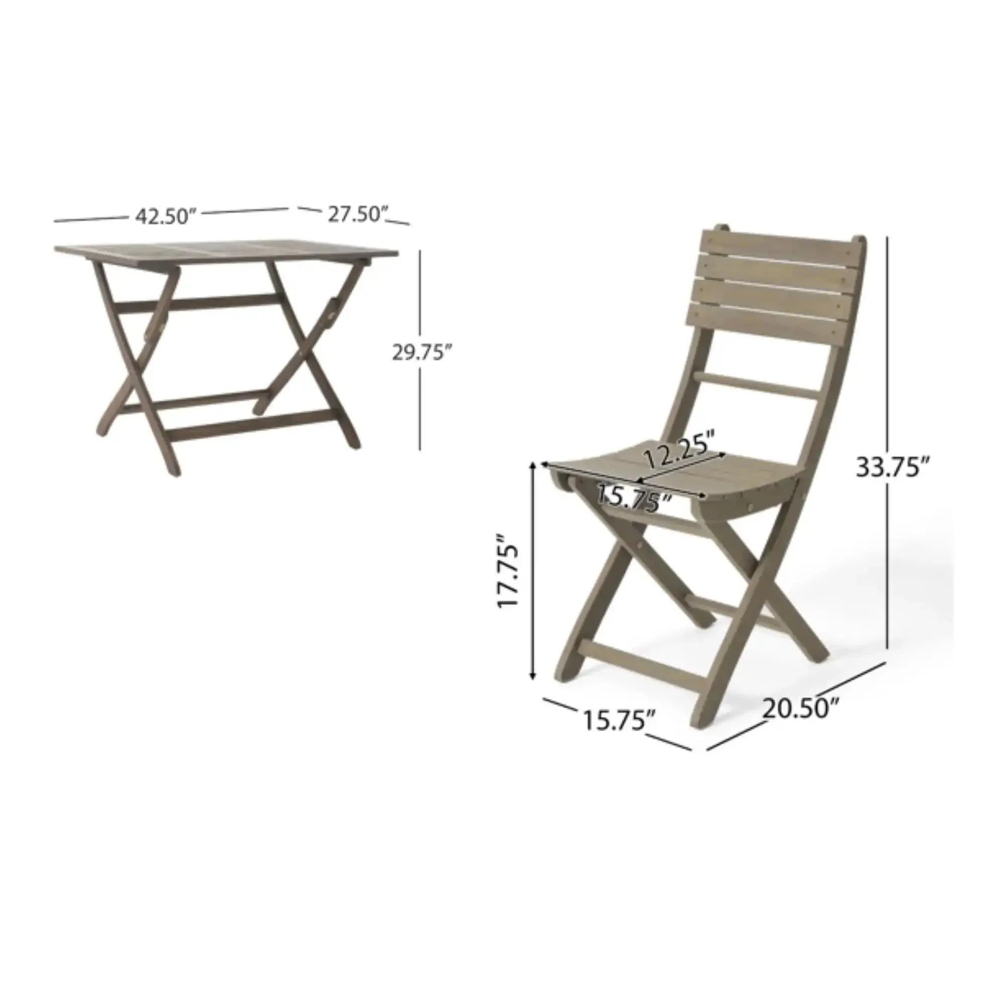 Positano - Foldable Dining Set - Image 10