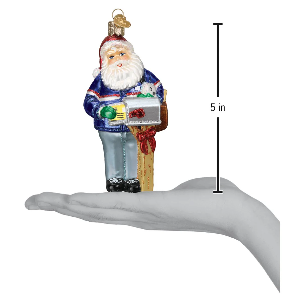 Postman Santa Ornament - Image 6