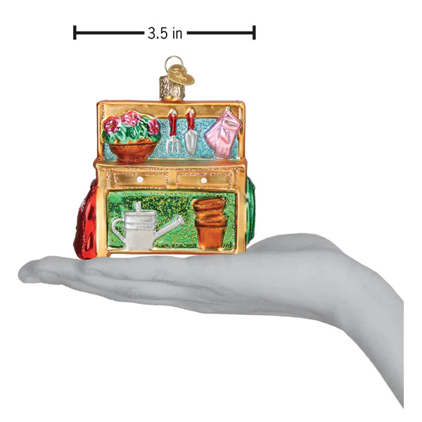 Potting Bench Ornament by Old World Christmas - Image 6