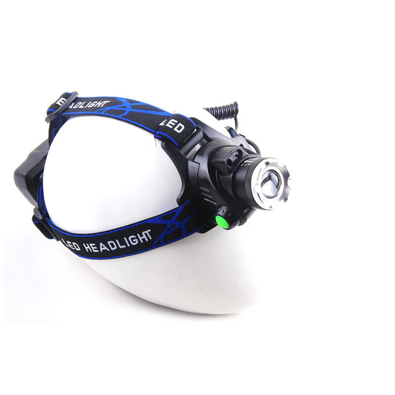 Powerful LED Headlamp Zoomable Rechargeable Waterproof for Camping Fishing - Image 3