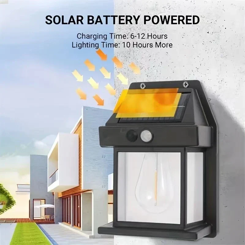 Powerful Solar Wall Light – Waterproof LED Fence Lamp with Light Sensor Outdoor - Image 3
