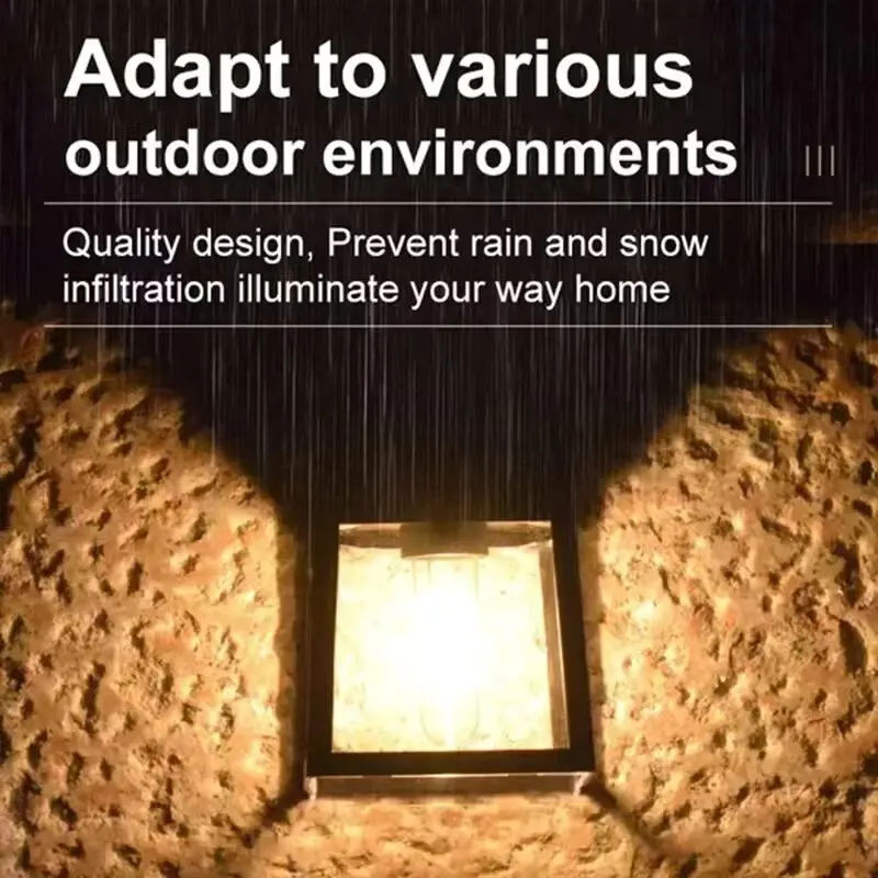 Powerful Solar Wall Light – Waterproof LED Fence Lamp with Light Sensor Outdoor - Image 4