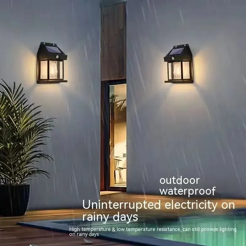 Powerful Solar Wall Light – Waterproof LED Fence Lamp with Light Sensor Outdoor - Image 6