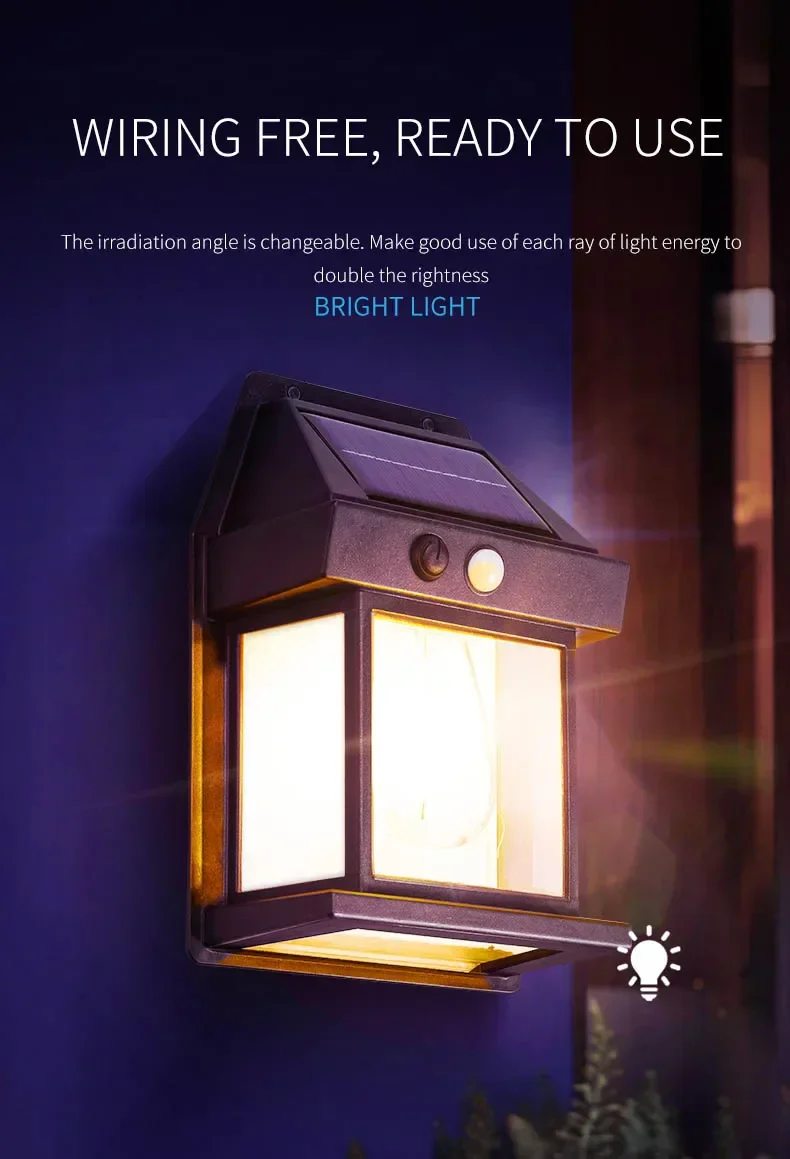 Powerful Solar Wall Light – Waterproof LED Fence Lamp with Light Sensor Outdoor - Image 8