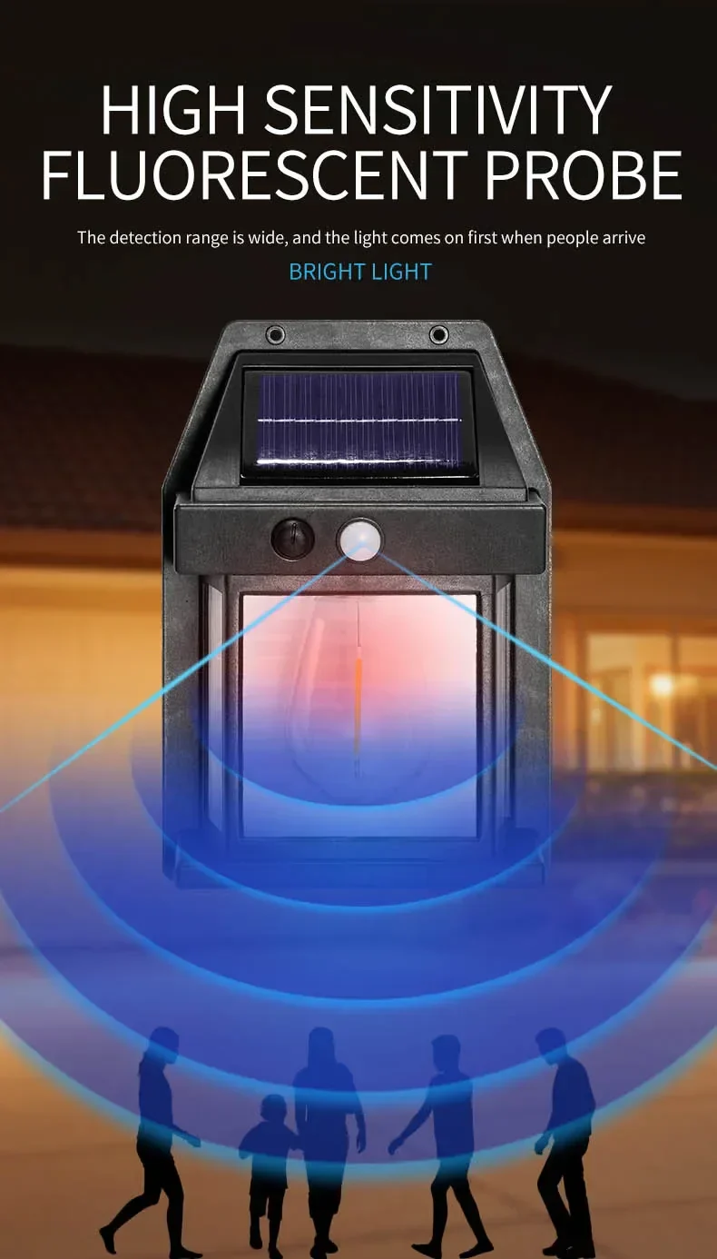 Powerful Solar Wall Light – Waterproof LED Fence Lamp with Light Sensor Outdoor - Image 9
