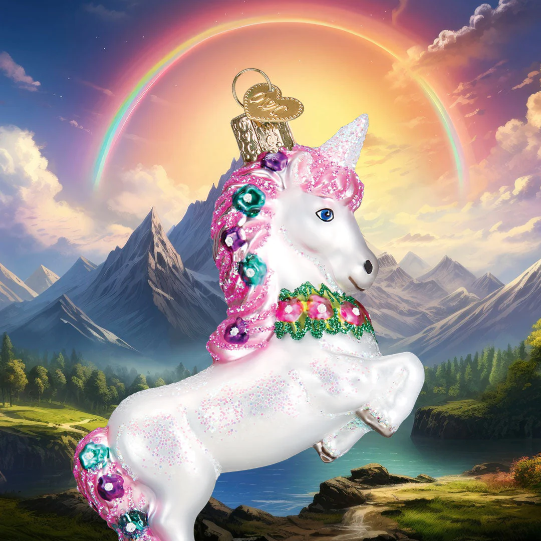 Prancing Unicorn Ornament - Image 6