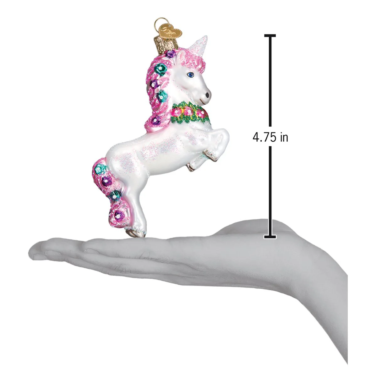 Prancing Unicorn Ornament - Image 7
