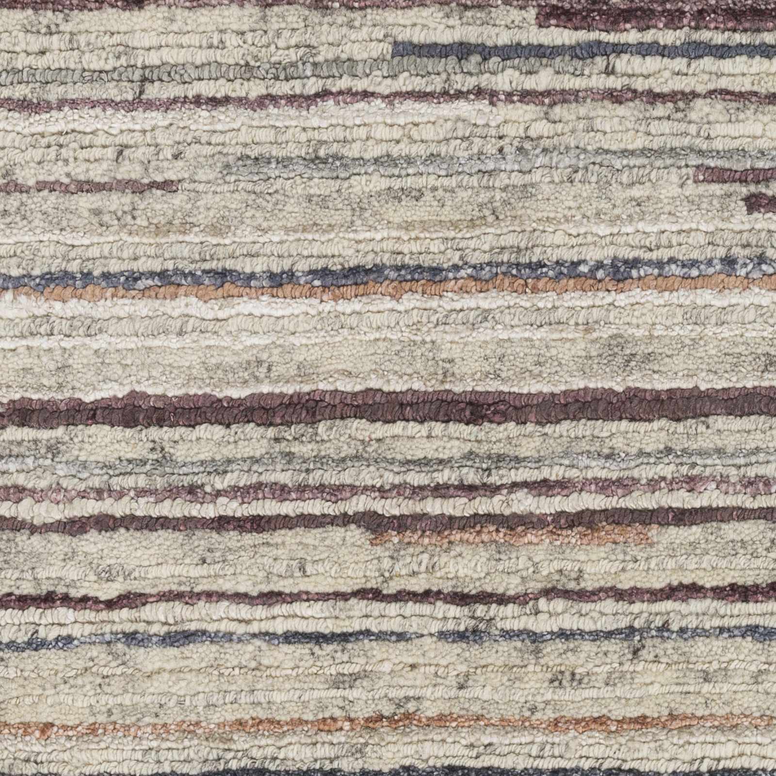 Premium 6x9 Striped Wool&Viscose Rug - Clearance - Image 4