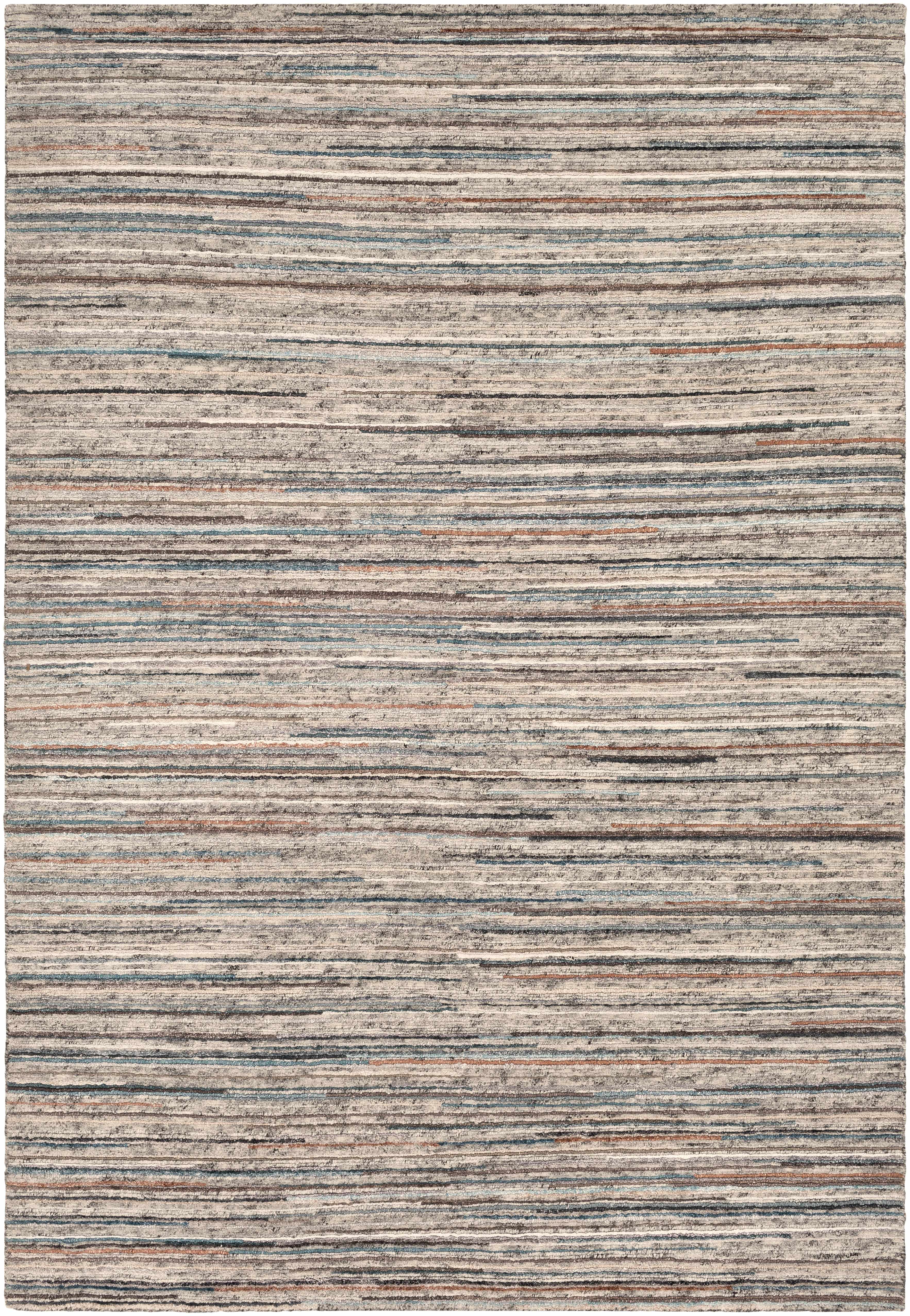 Premium 6x9 Striped Wool&Viscose Rug - Clearance - Image 6