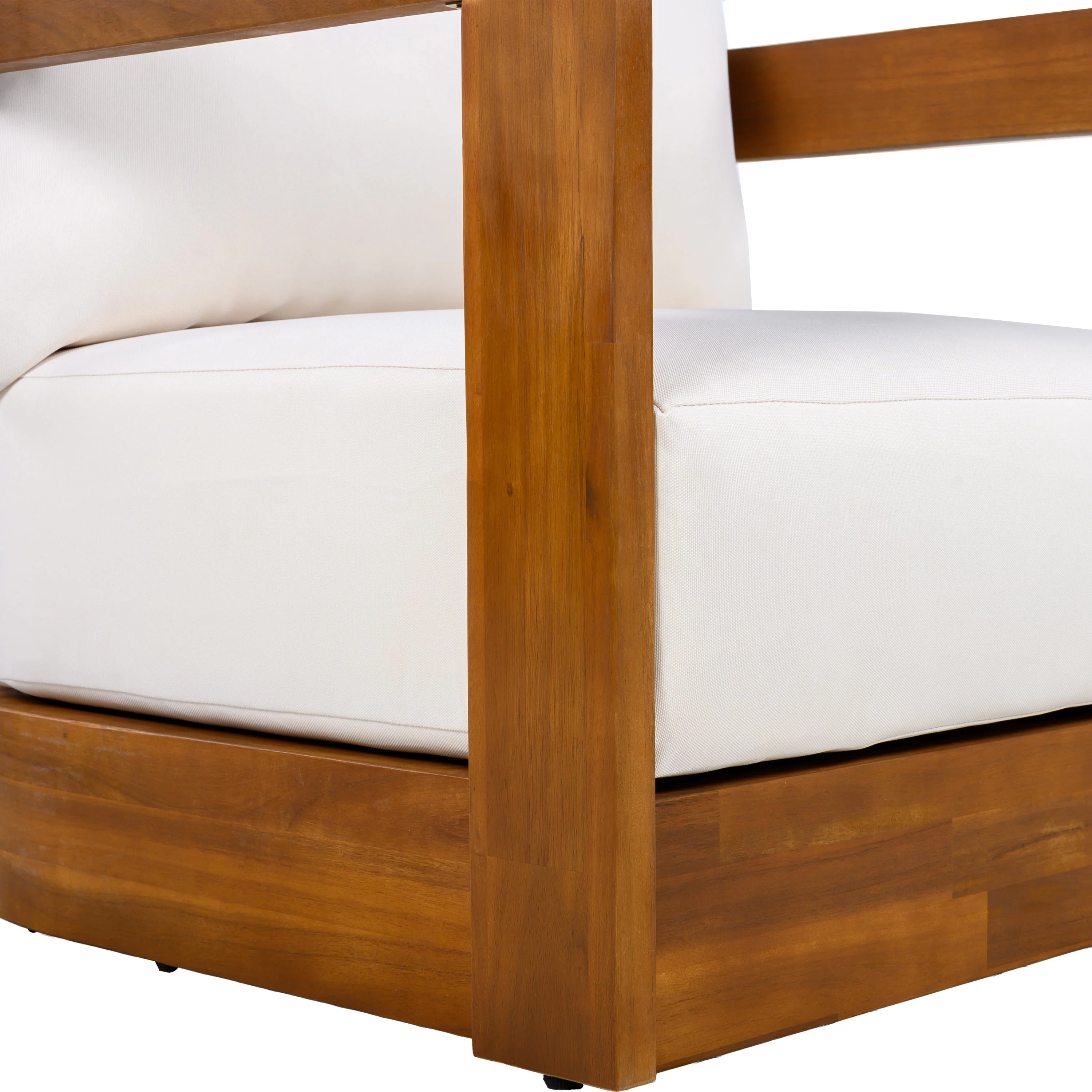 Premium Acacia Wood Outdoor Club Chair - Image 10