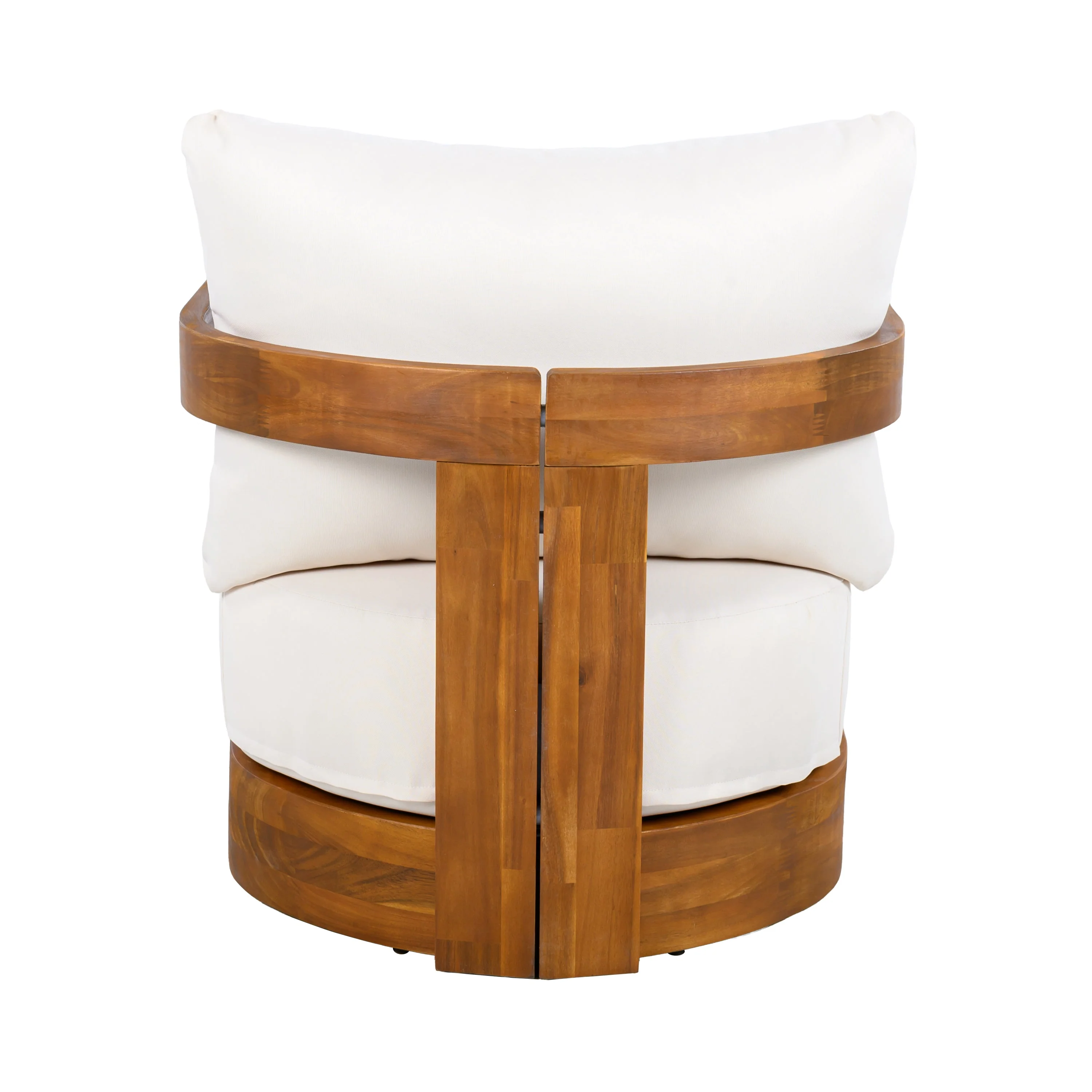 Premium Acacia Wood Outdoor Club Chair - Image 5
