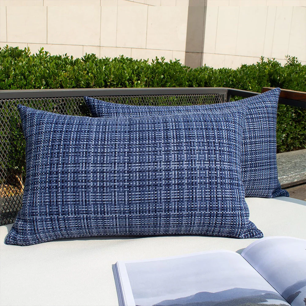 Premium Outdoor Waterproof Throw Pillow covers 2 sizes bright colors set of 2 covers - Image 11