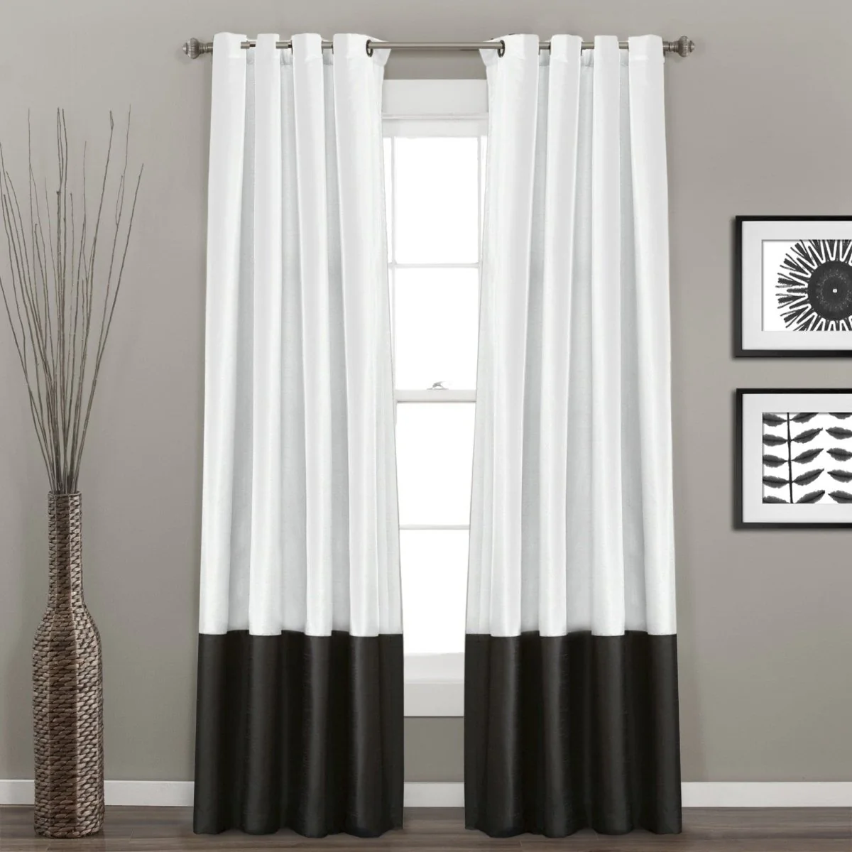 Prima Grommet Window Curtain Panel Set - Image 2