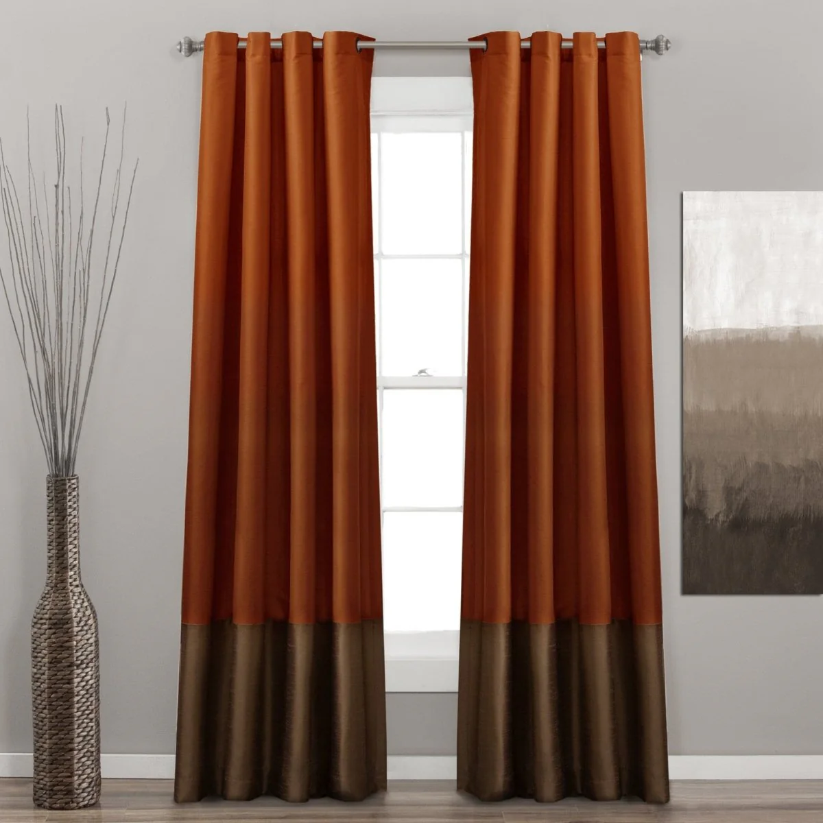 Prima Grommet Window Curtain Panel Set - Image 7