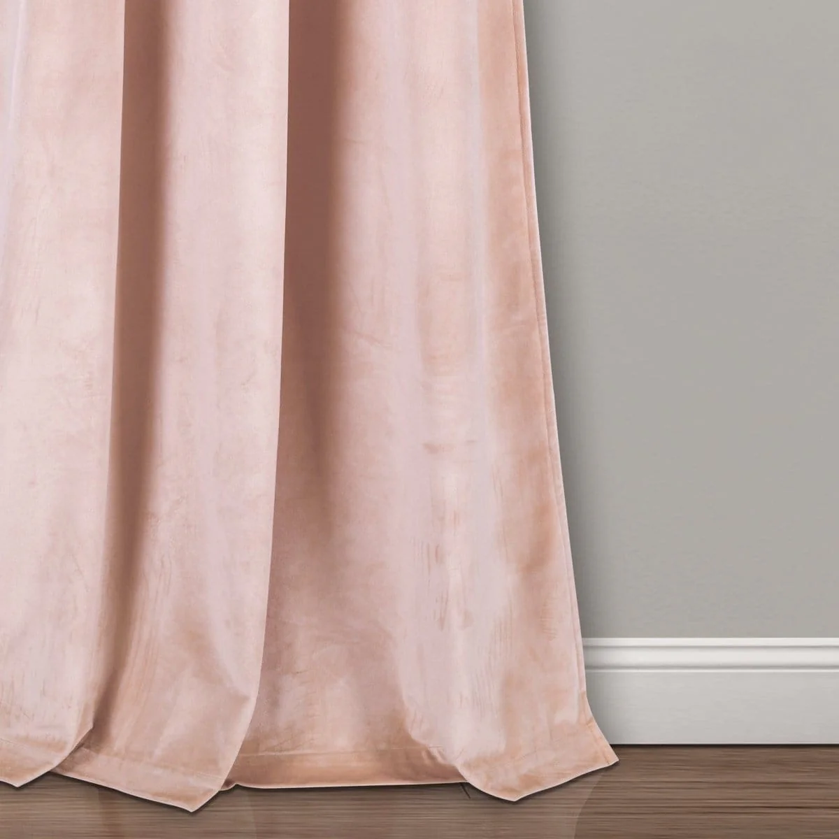 Prima Velvet Solid Back Tab Rod Pocket Light Filtering Window Curtain Panel Set - Image 37