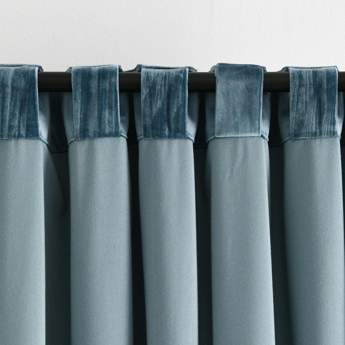 Prima Velvet Solid Back Tab Rod Pocket Light Filtering Window Curtain Panel Set - Image 50