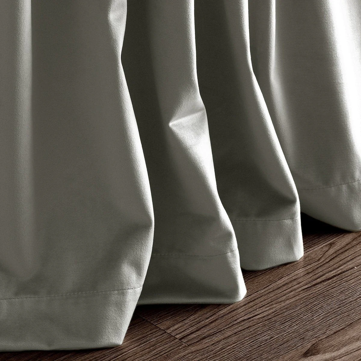 Prima Velvet Solid Back Tab Rod Pocket Light Filtering Window Curtain Panel Set - Image 53
