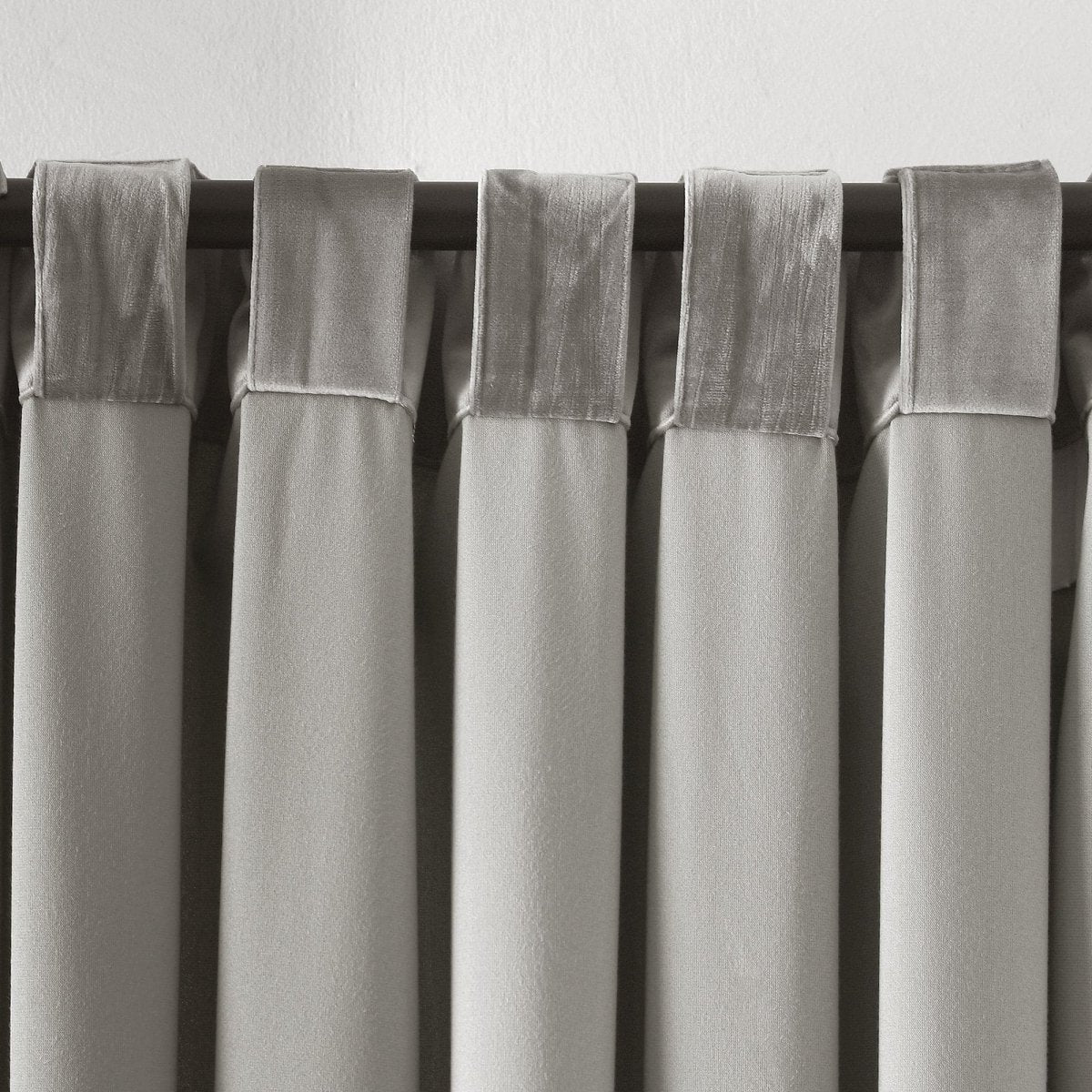 Prima Velvet Solid Back Tab Rod Pocket Light Filtering Window Curtain Panel Set - Image 56