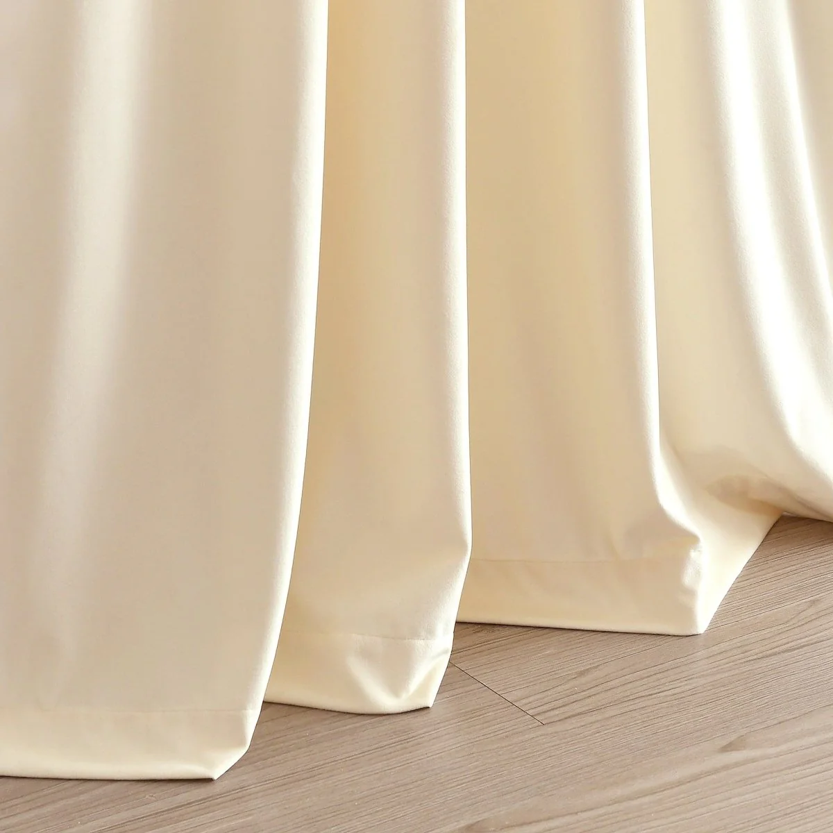 Prima Velvet Solid Back Tab Rod Pocket Light Filtering Window Curtain Panel Set - Image 59