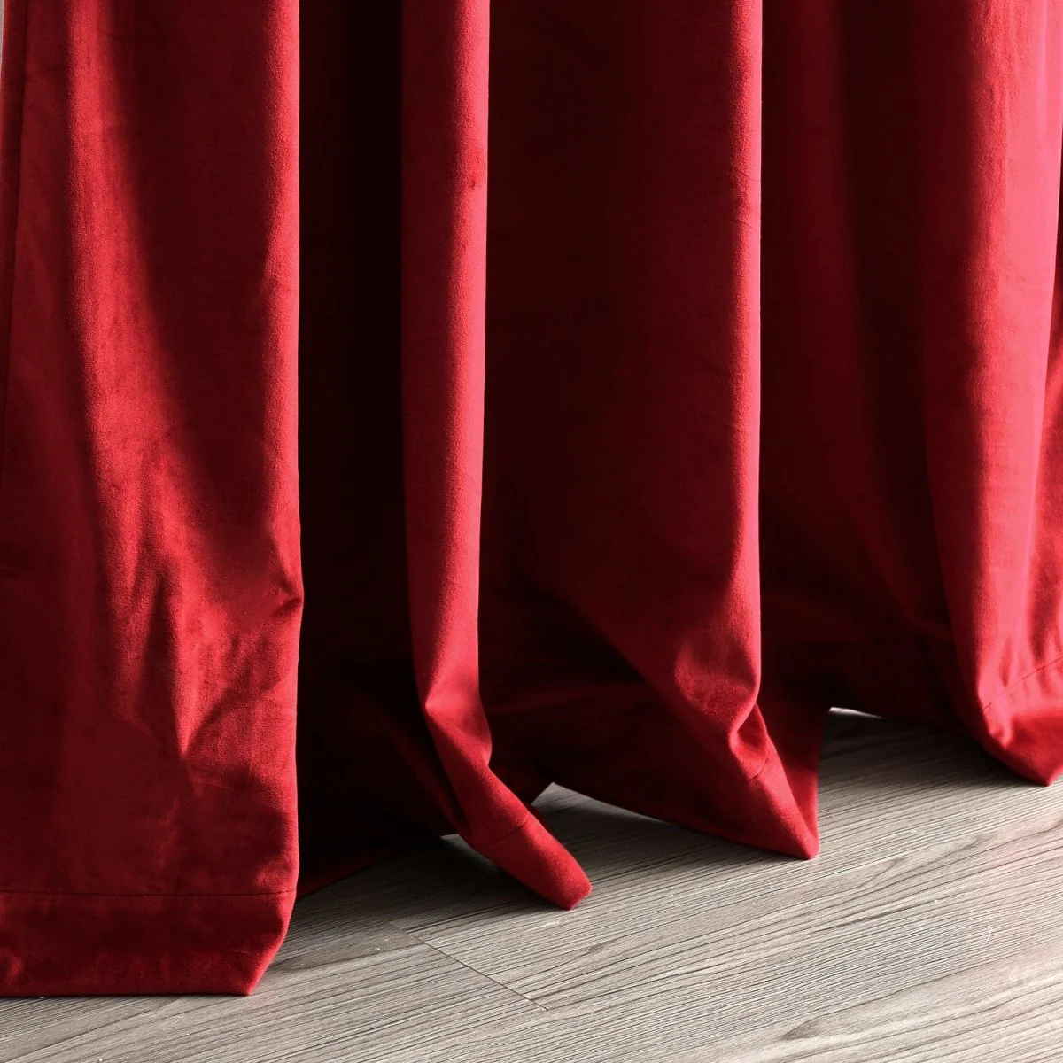 Prima Velvet Solid Back Tab Rod Pocket Light Filtering Window Curtain Panel Set - Image 64