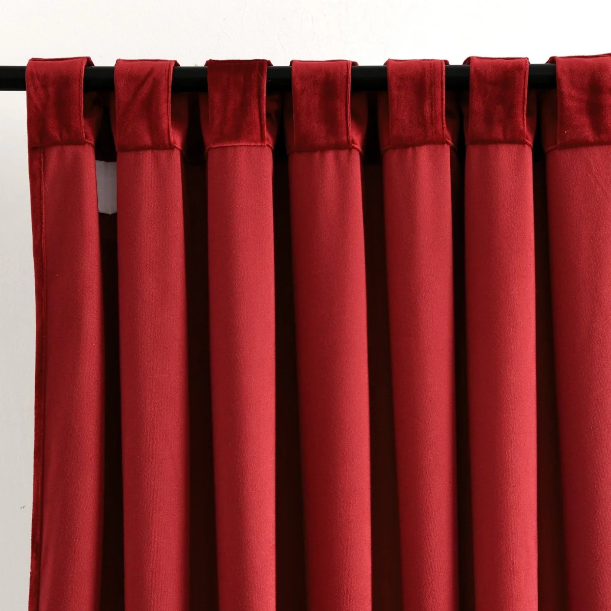 Prima Velvet Solid Back Tab Rod Pocket Light Filtering Window Curtain Panel Set - Image 66