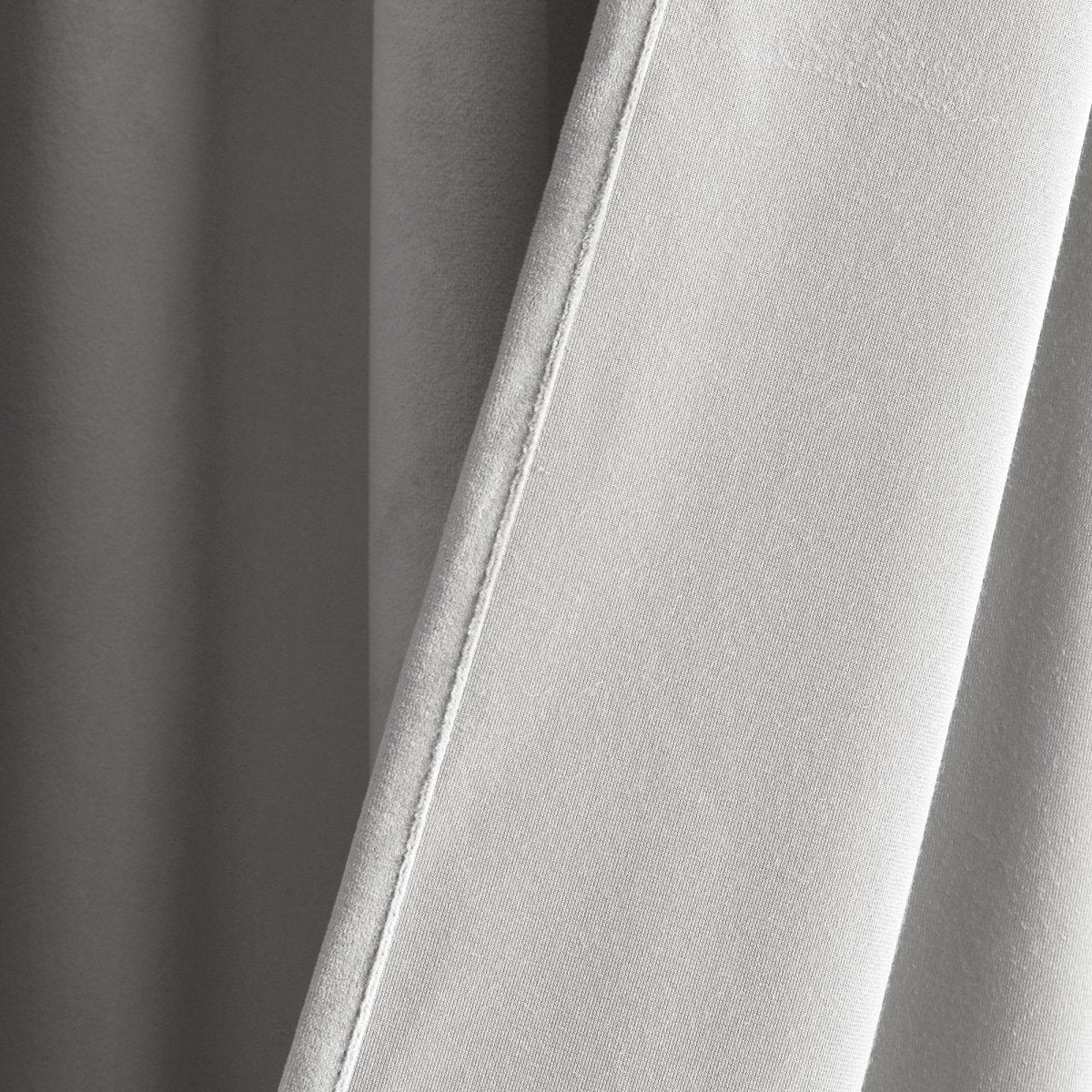 Prima Velvet Solid Back Tab Rod Pocket Light Filtering Window Curtain Panel Set - Image 71