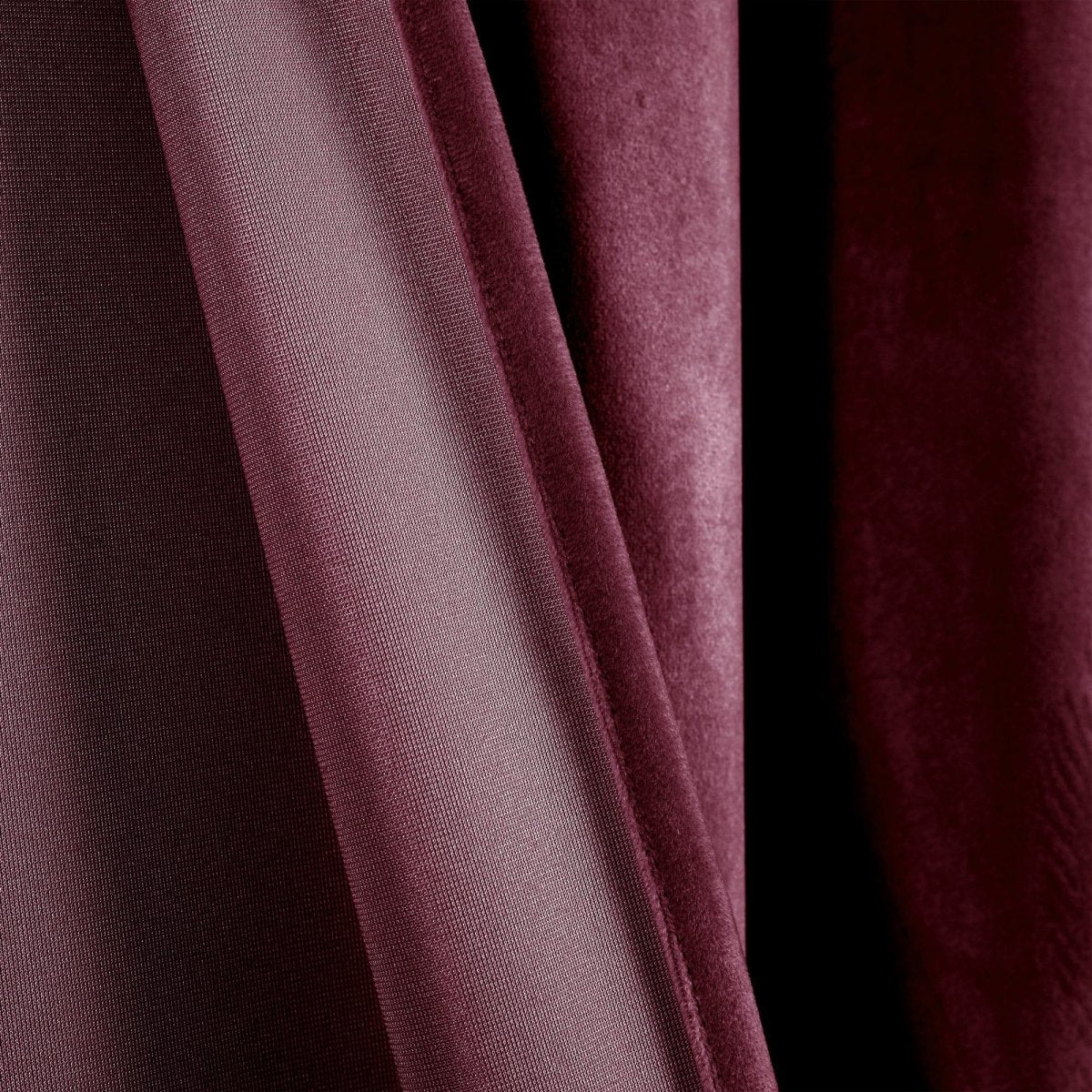 Prima Velvet Solid Grommet Light Filtering Window Curtain Panel Set - Image 14