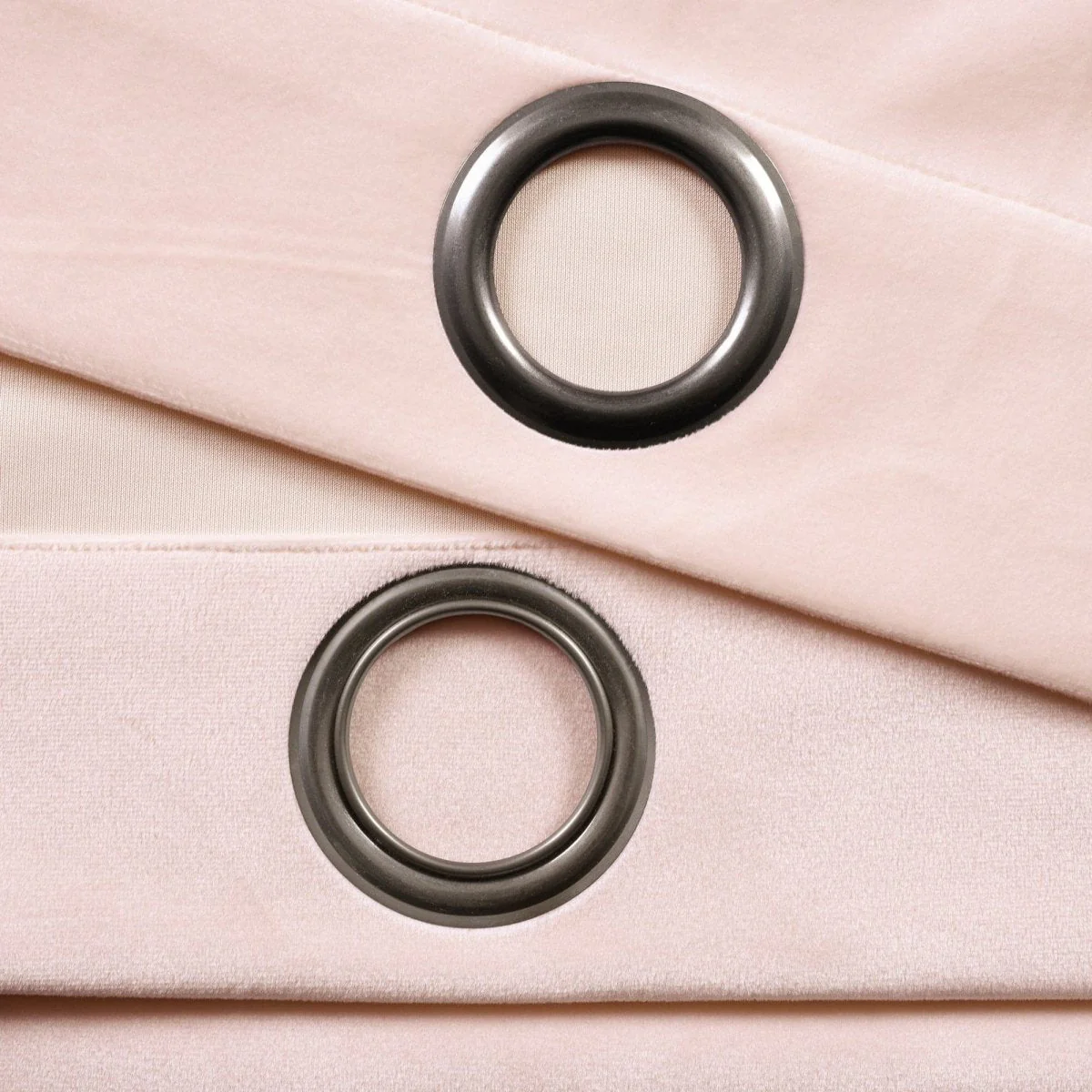 Prima Velvet Solid Grommet Light Filtering Window Curtain Panel Set - Image 41