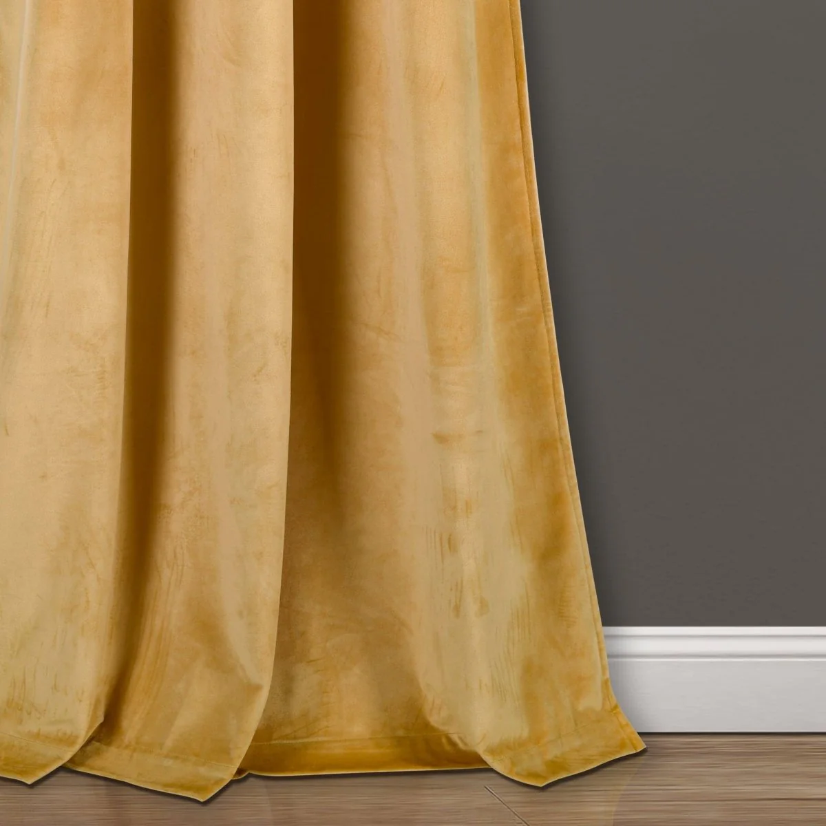 Prima Velvet Solid Grommet Light Filtering Window Curtain Panel Set - Image 54