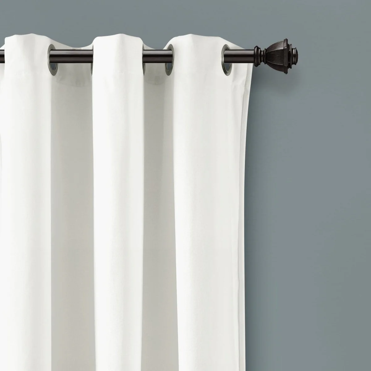 Prima Velvet Solid Grommet Light Filtering Window Curtain Panel Set - Image 57
