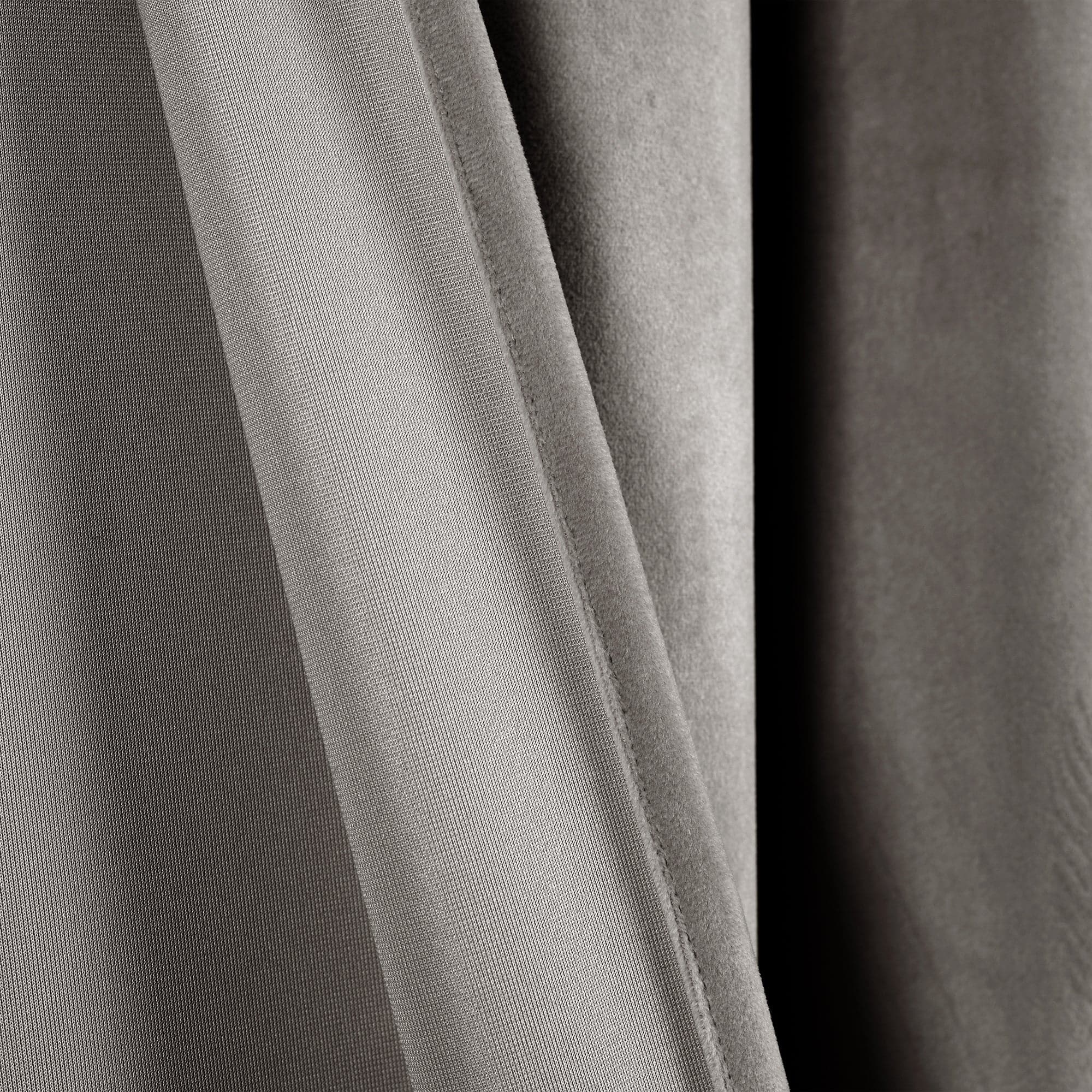 Prima Velvet Solid Grommet Light Filtering Window Curtain Panel Set - Image 78